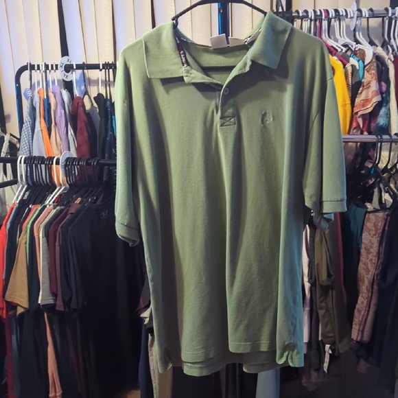 The North Face Sage Green Polo Shirt - Picture 1 of 3